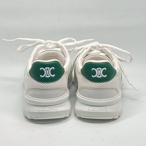 Celine CR-01 Suede-Trimmed Leather and Mesh Sneakers size 37 - Picture 10 of 15